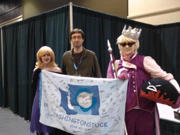 march 1-3, 2013 (fun fact! person in the middle is andrew hussie! homestucks creator)